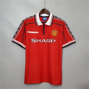 Manchest United Home Jersey 1998-1999 - Retro kit