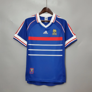 France Home retro Jersey 1998 world cup