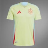 Spain 2024 Away Authentic Jersey Yellow IS9034 HM30