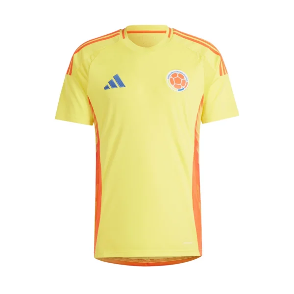 camiseta adidas colombia primera equipacion copa america 2024 impact yellow 0