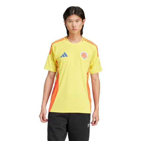 camiseta adidas colombia primera equipacion copa america 2024 impact yellow 2