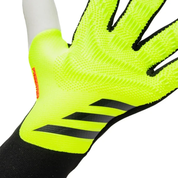 guantes adidas predator pro solar yellow black solar red 4