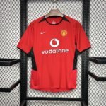 Manchester united home retro jersey 2004