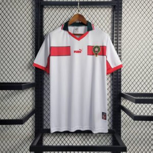Morocco 1998 away white jersey world cup