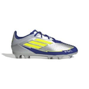 Adidas F50 Messi Elite (FG) Silver Dark Blue Yellow