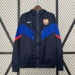 Barcelona navy and blue Windbreaker Jacket 2025