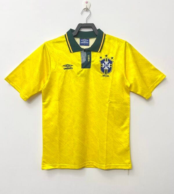 Brazil Home retro jersey 1991-1993