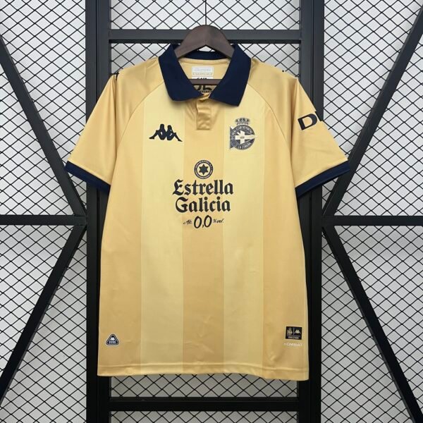 Deportivo La Coruna Special Home Gold edition jersey 25th anniversay