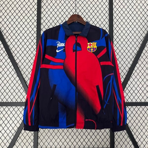 Barca x Patta reversible two sides Blue & RedJacket 2024