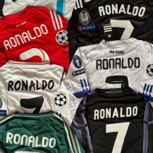 Cristiano Ronlado Real Madrid retro jerseys collection - 6 jerseys