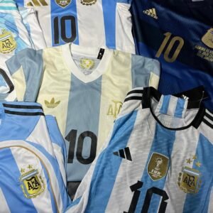 Argentina Lionel Messi retro jerseys collection - 6 jerseys