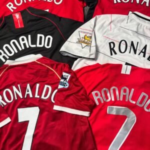 Cristiano Ronlado Manchester United retro jerseys collection - 6 jerseys