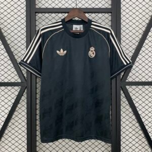 Real Madrid Pre-Match Black cotton shirt 2025
