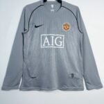 Manchester united Third Retro Long sleeves jersey 2007-2008