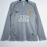 Manchester united Third Retro Long sleeves jersey 2007-2008