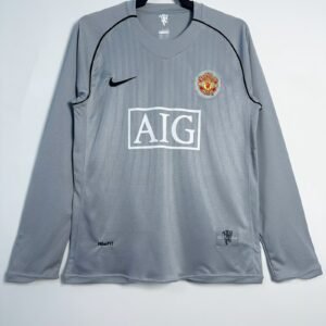 Manchester united Third Retro Long sleeves jersey 2007-2008
