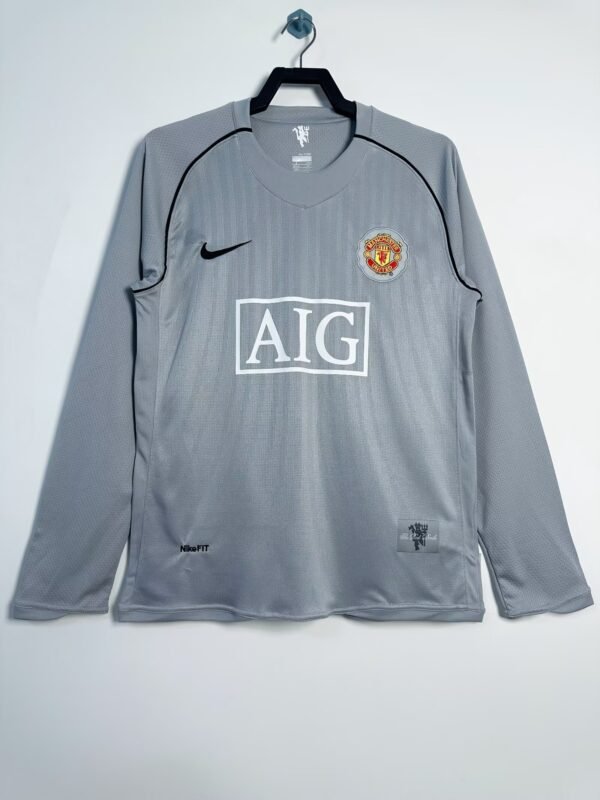 Manchester united Third Retro Long sleeves jersey 2007-2008
