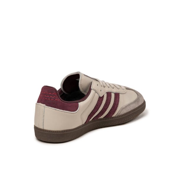 PKVuJiShFX75EA6ANRw3 ID1482 Adidas Samba OG Putty Grey Maroon Gold Metallic OS 3