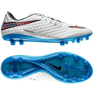 Nike Hypervenom Phantom FG White/Blue Lagoon/Total Crimson