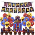 Messi with Barcelona birthday party decorations set