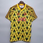 Arsenal Away Retro Jersey Bruised Banana Kit 1991-1993