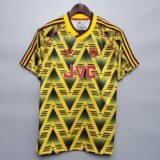 Arsenal Away Retro Jersey Bruised Banana Kit 1991-1993