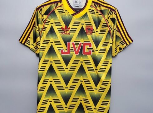 Arsenal Away Retro Jersey Bruised Banana Kit 1991-1993