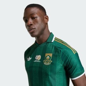 South Africa 26 Away Authentic Jersey Green KY2222 41 detail
